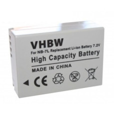 Batteria NB-7L per Canon PowerShot G10 / G11 / G12 / Powershot SX30, 700 mAh