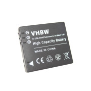 Batteria CGA-S008 per Panasonic Lumix DMC-FX30 / DMC-FS20 / DMC-FX500, 600 mAh