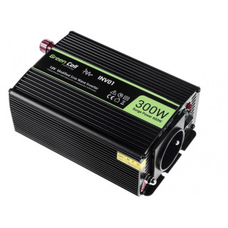 Invertitore da auto da 12V a 230V, 300W/600W