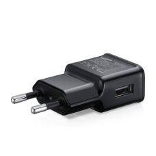 Alimentatore per telefoni Samsung ETA-U90EBE, originale, senza cavo, nero, 2A