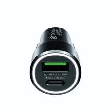 Alimentatore da auto per dispositivi con connettore USB-C / USB-A, doppio, 20W