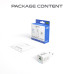 Caricabetterie / alimentatore USB-A / USB-C, GaN, PD, 35 W