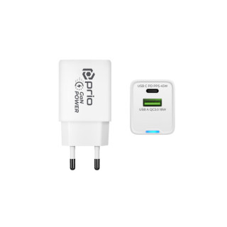 Caricabetterie / alimentatore USB-A / USB-C, GaN, PD, 45W