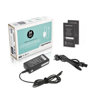 Alimentatore per notebook Microsoft Surface Pro 3 / 4 / 5 / 6 / 7, 65W / 15V / 4A, 1706