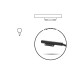 Alimentatore per notebook Microsoft Surface Pro 3 / 4 / 5 / 6 / 7, 65W / 15V / 4A, 1706