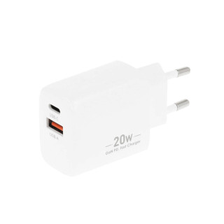 Caricabetterie / alimentatore USB-A / USB-C, GaN, PD, 20 W Caricabetterie / alimentatore USB-A / USB-C, GaN, PD, 20 W