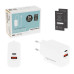 Caricabetterie / alimentatore USB-A / USB-C, GaN, PD, 20 W Caricabetterie / alimentatore USB-A / USB-C, GaN, PD, 20 W