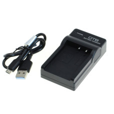 Alimentatore per batteria Fuji NP-50 / Kodak KLIC-7004 / Pentax D-Li68 / D-Li122, MicroUSB