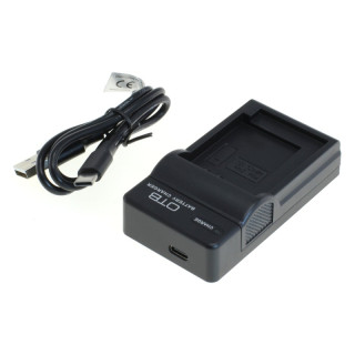 Alimentatore per batteria Fuji NP-W126, MicroUSB