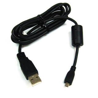Cavo di collegamento USB per fotocamere Panasonic / Casio / Nikon / Olympus / Pentax / Ricoh