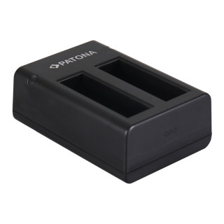 Alimentatore per batteria GoPro Fusion, MicroUSB, doppio