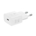 Polnilec za telefone Samsung EP-T2510NWE, originale, senza cavo, bianco, 25W