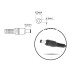Alimentatore per notebook Toshiba / Symbol, 75W / 15V / 5A / 6,3mm x 3,0mm