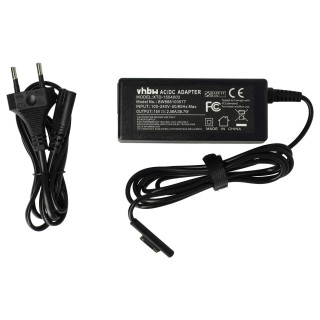 Alimentatore per notebook Microsoft Surface Pro 3 / 4 / 5 / 6 / 7, 38W / 15V / 2.58A, 1706