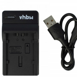 Alimentatore per batteria Panasonic CGA-DU06 / CGA-DU07, MicroUSB
