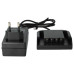 Alimentatore per batterie AEG / Milwaukee Ni-Cd/Ni-MH/Li-Ion, Tipo 1, 1.2V - 18V