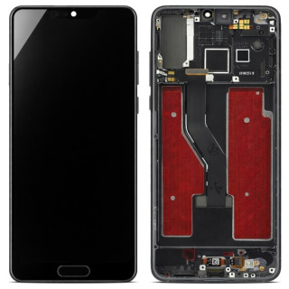 Vetro e schermo LCD per Huawei P20 Pro, originale (OEM), nero