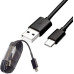 Cavo dati Samsung EP-DW700CBE da USB-A a USB-C, nero, 1,5 m