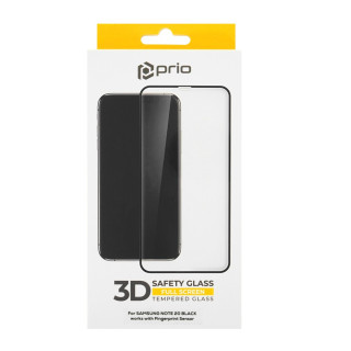 Vetro temperato prottetivo za Samsung Galaxy Note 20, Full Cover 3D, nero
