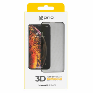 Vetro temperato prottetivo per Samsung Galaxy S21 5G, Full Cover 3D, nero