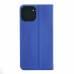 Copertura pieghevole per Apple iPhone 13 Mini di pelle artificiale, blu-nero