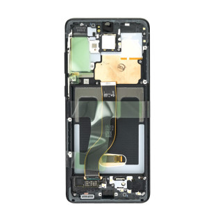 Vetro e schermo LCD per Samsung Galaxy S20 Plus / S20 Plus 5G / SM-G985 / SM-G986, originalno, nero
