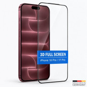 Vetro temperato prottetivo per Apple iPhone 17 Pro / iPhone 18 Pro, Full Cover 3D Vetro temperato prottetivo per Apple iPhone 17 Pro / iPhone 18 Pro, Full Cover 3D