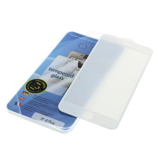 Vetro temperato prottetivo per iPhone 6 Plus / 6S Plus, Full Cover 3D, bianco
