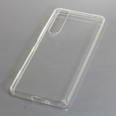 Cover silicone per Sony Xperia 1 II, trasparente