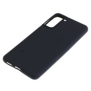 Cover silicone per Samsung Galaxy S21 Plus 5G, nero
