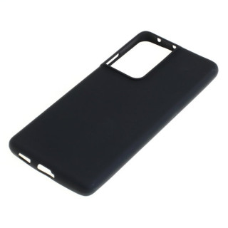 Cover silicone per Samsung Galaxy S21 Ultra 5G, nero