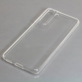 Cover silicone per Samsung Galaxy S21 5G, trasparente