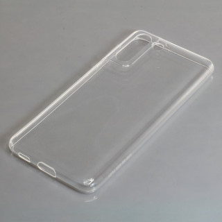 Cover silicone per Samsung Galaxy S21 Plus 5G, trasparente