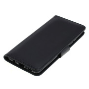Copertura pieghevole per Samsung Galaxy A42 5G di pelle artificiale, nera