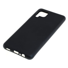 Cover silicone per Samsung Galaxy A12, nero