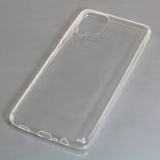 Cover silicone per Samsung Galaxy A12, trasparente