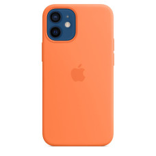 Cover silicone per Apple iPhone 12 Mini, kumquat, originale
