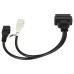 Adattatore da Audi / VW / Seat / Škoda 2x2-pin a OBD2