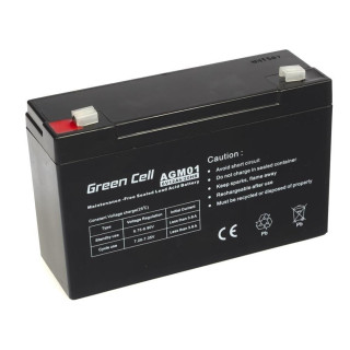 Green Cell batteria AGM 6V 12Ah